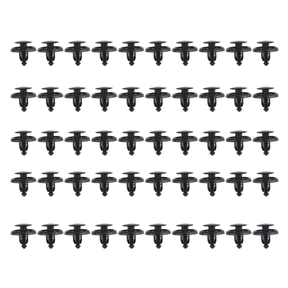 

2018 Hot selling 50pcs 19.15 x 19.8mm Auto Car Plastic Rivet Fastener Clips Trim Panel Fit 7mm Hole for Toyota