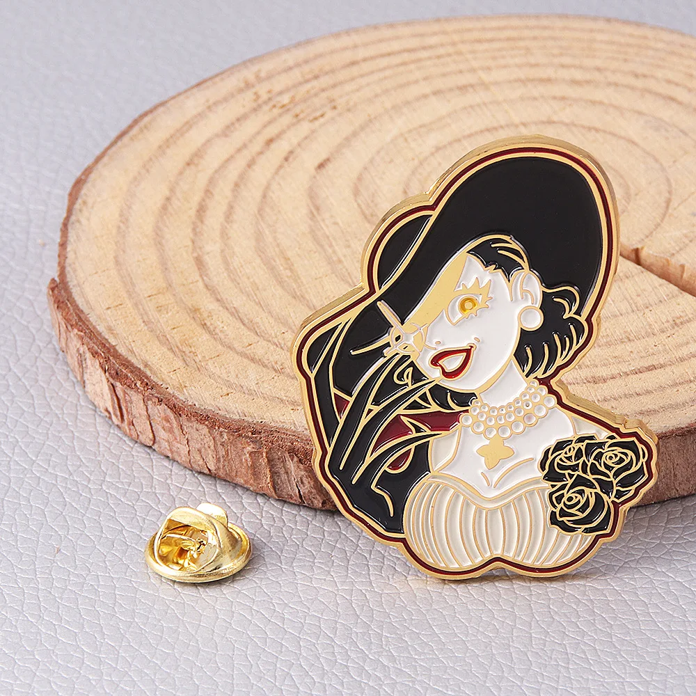 Металлические Значки для косплея Димитреску Бела из деревни жителя игры злых