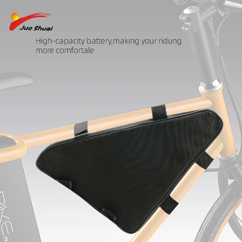 Чехол для электрического велосипеда с треугольным аккумулятором 48 В большой