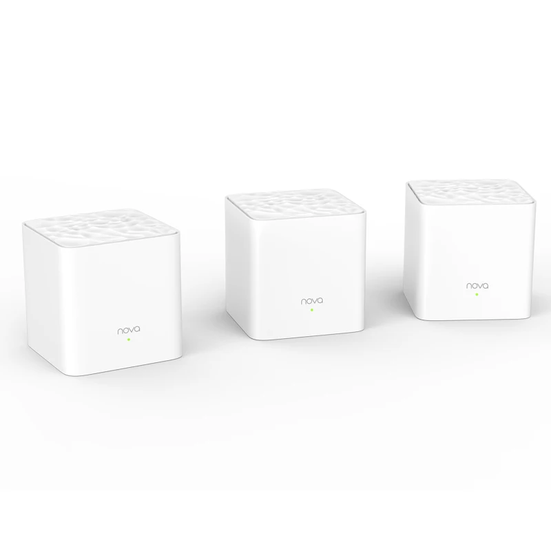 Tenda Nova MW3 весь дом сетки гигабитный Wi-Fi Системы с AC1200 2,4G/5,0 ГГц Wi-Fi Беспроводной маршрутизатор Easy комплект, приложение дистанционное управление
