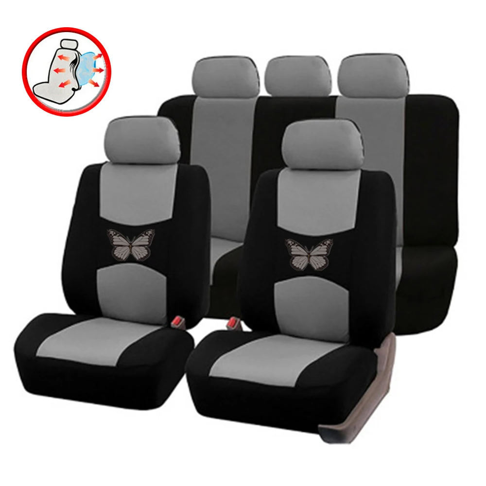 Полный комплект чехлов на сиденья автомобиля универсальные автомобильные Чехлы