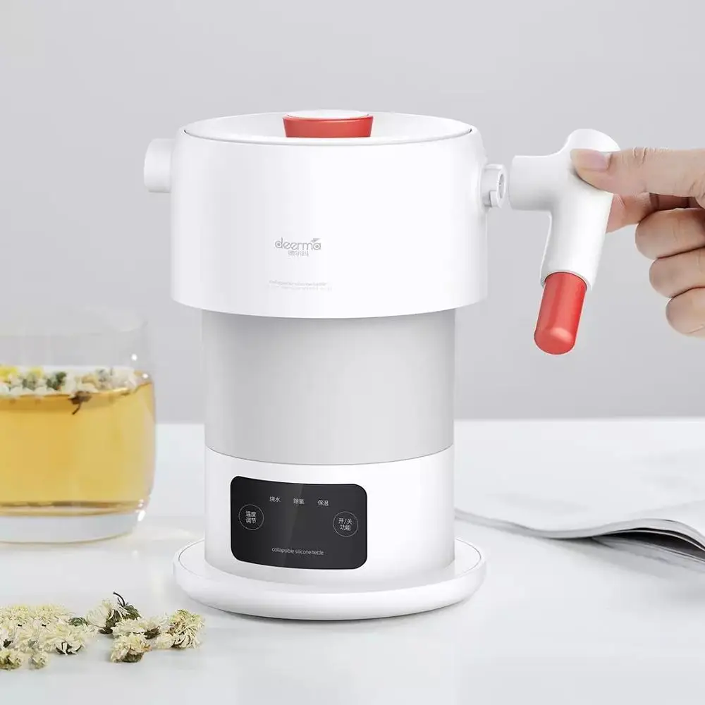 

Deerma Folding Portable Water Kettle Handheld Electric Water Flask For Travel Home Automatic Power Off Display