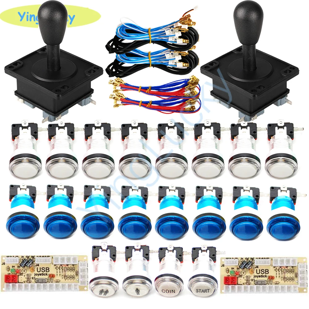 2 игрока аркадные джойстики набор сделай сам USB кодировщик с нулевой задержкой