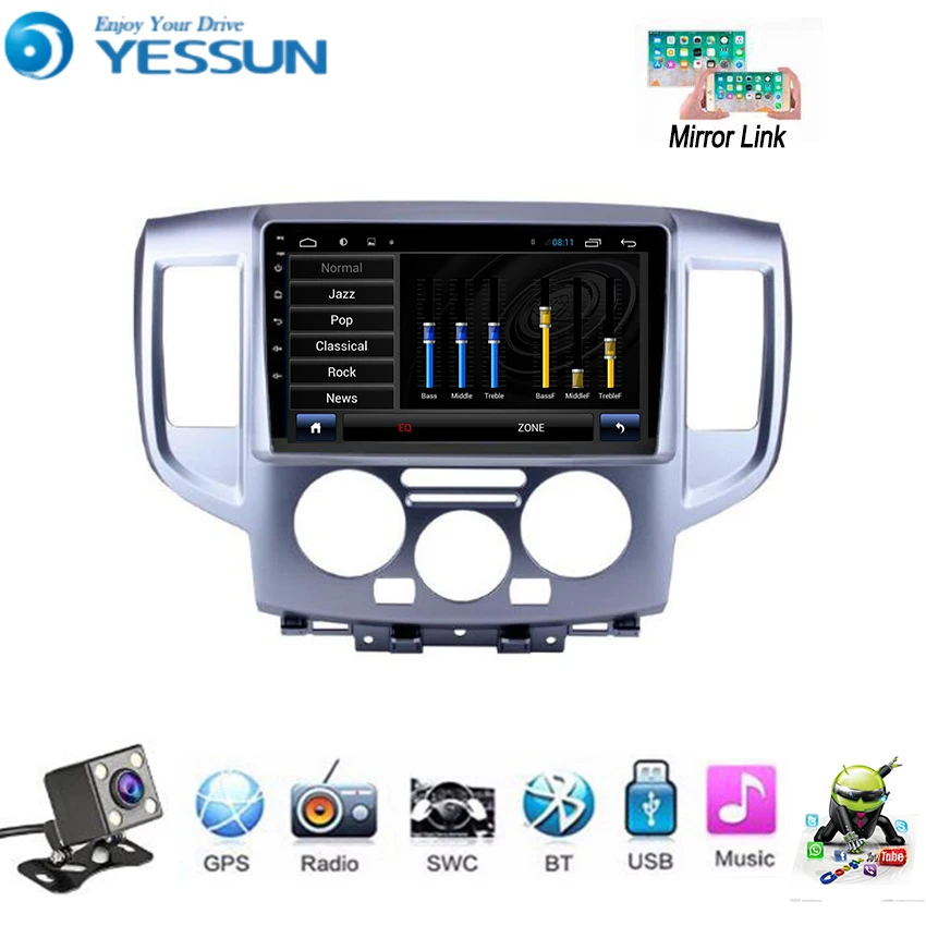 YESSUN для Nissan NV200 2014 ~ 2018 автомобильный Android мультимедийный плеер автомобильное