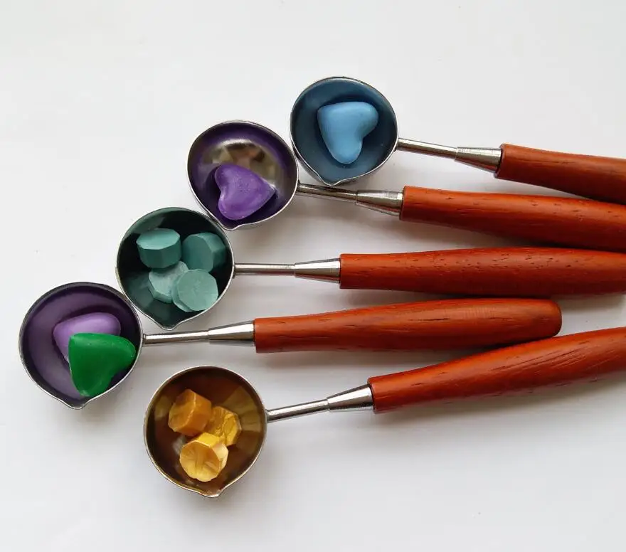 Воск штамп уплотнение ложка для воска горячего использования расплавит воск