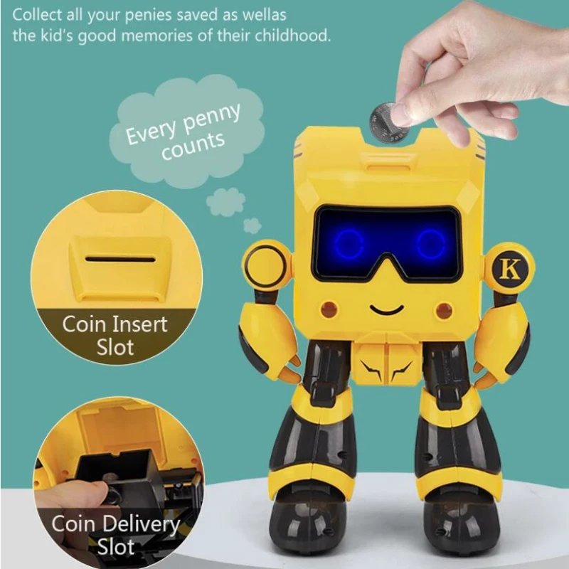 Умный робот с дистанционным управлением детская игрушка монетным датчиком