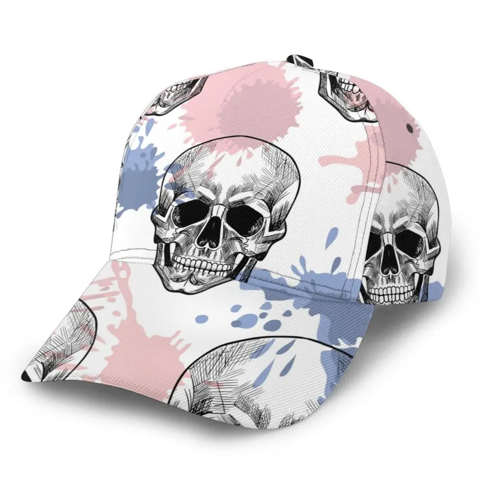 

CINESSD Skulls And Blots Outdoor Sport Caps Baseball Hat Men Women Visor Cap Baseball Cap Street Hip Hop Caps