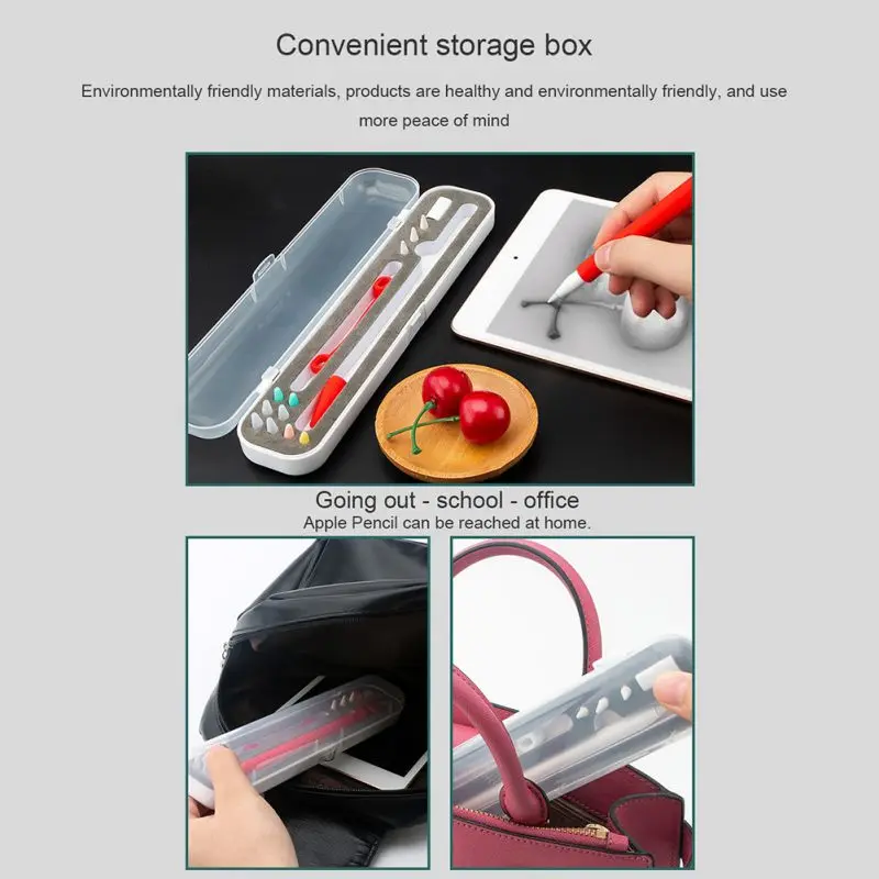 Прозрачный защитный чехол для карандаша IPad 1/2 дюйма|Стилусы планшетов| |