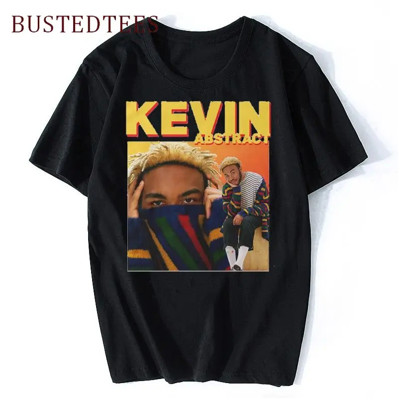 

Kevin Abstract Fashion New Printing Summer Hot Sale O-neck Hip Hop Short-sleeved Men's T-shirts Punk Harajuku Streetwear Tee Top