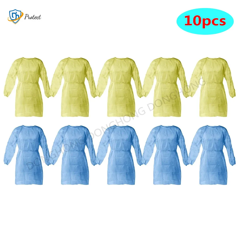 Унисекс гигиенический защитный одноразовый костюм лабораторная защитная одежда