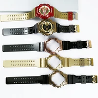 resin strap mens pin buckle watch accessories for casio g shock ga gd100 110 120 140gax gls sports waterproof female watch band