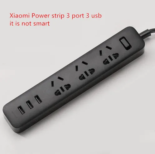 3Port ad USB Basic B Xiaomi Mi, умный дом, электрическая розетка, Wi-Fi приложение, беспроводной пульт дистанционного управления, 3/5 портов, 3 USB розетки - Цвет: 3Port ad USB Basic B