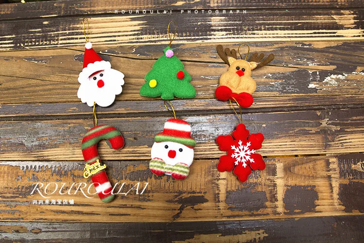 

Ornaments Deer Christmas Decoration Baubles Tree Christmas Decoration Santa Claus Decorazioni Natalizie Home Decor DE50SD