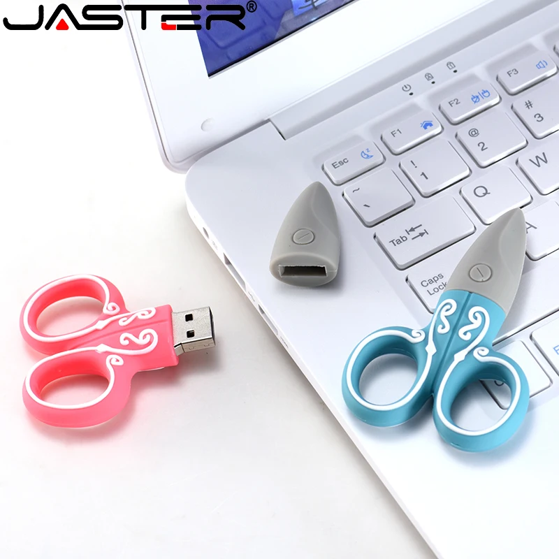 USB-флеш-накопитель JASTER в виде ножниц 4-128 ГБ | Компьютеры и офис