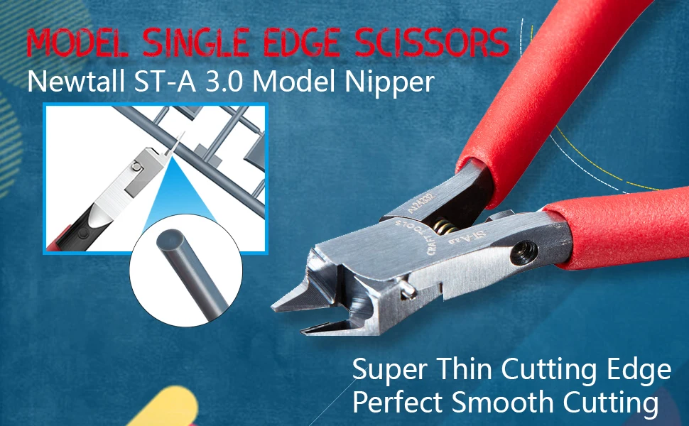 DSPIAE-Nuevo Modelo de ST-A, juego de pinzas de una hoja, modelado, Hobby, herramientas de corte, accesorio, 3,0-4