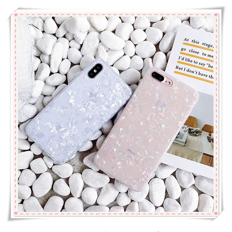 Блестящий чехол с рисунком кристально чистый мягкий ТПУ для телефона iPhone X XR XS 11 Pro