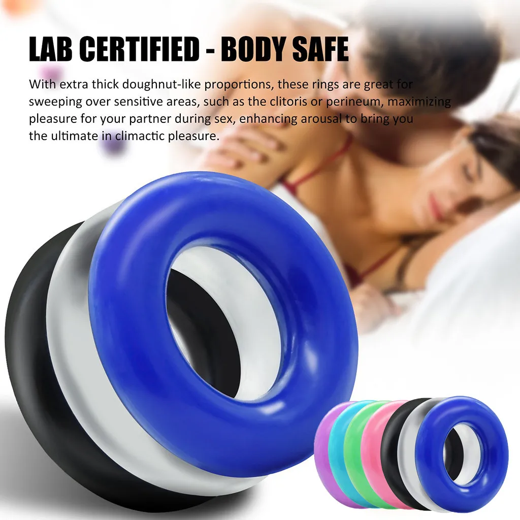 7x Кольца для пениса секс игрушки мужские ошейники взрослых L0912|Эрекционные