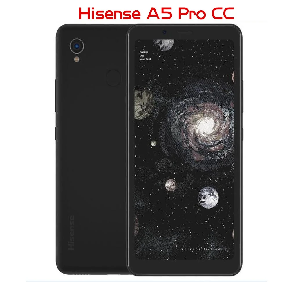 original hisense a5 procc english téléphone eink display android 10 5 84 color screen face id finger printer ebook reader free global shipp