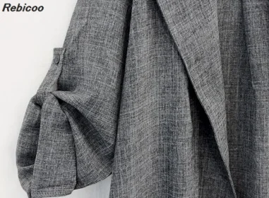 Повседневный осенний женский модный длинный кардиган большого размера ветровка