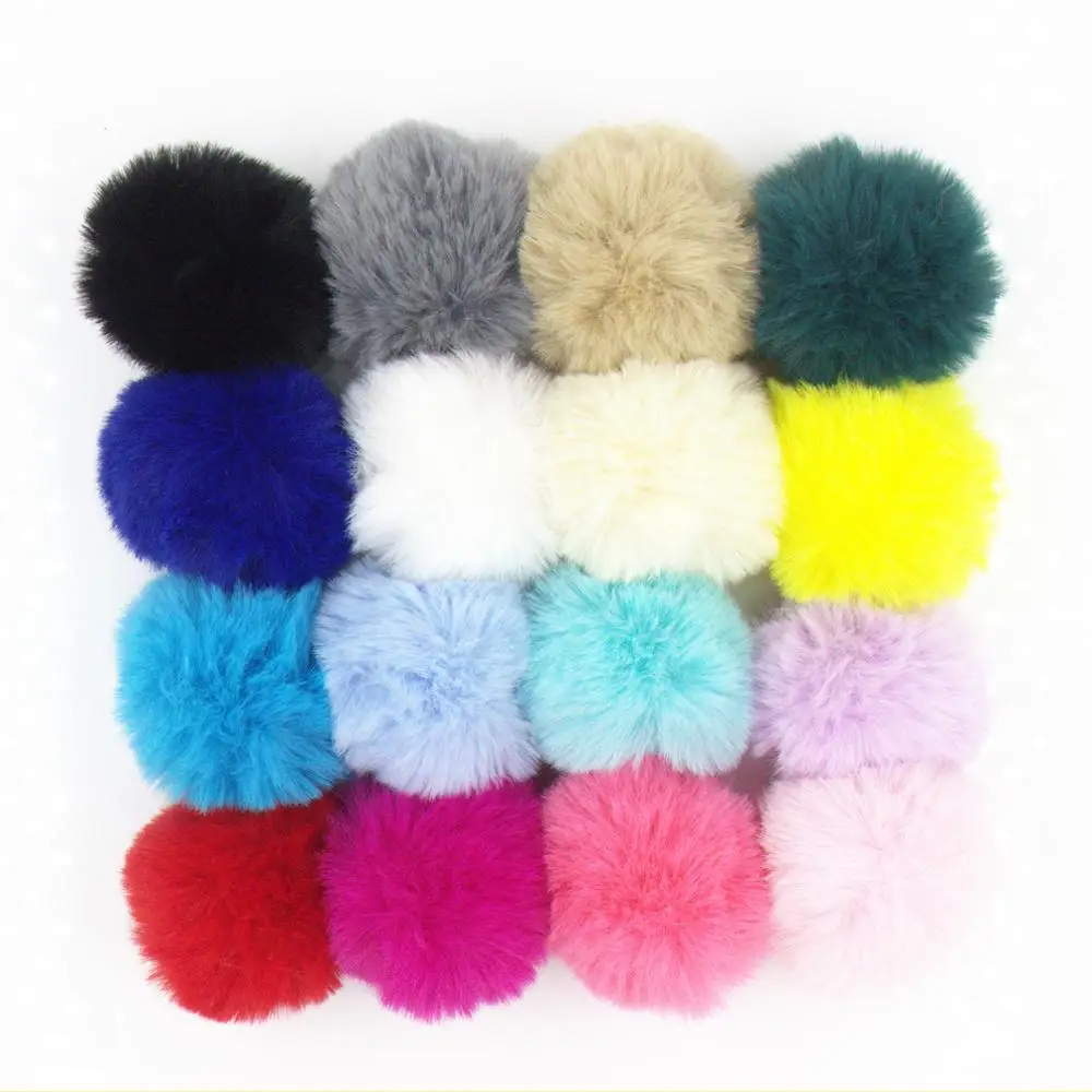 Набор помпонов из искусственного меха для шапки 6 см 2 36 дюйма|Брелоки| |