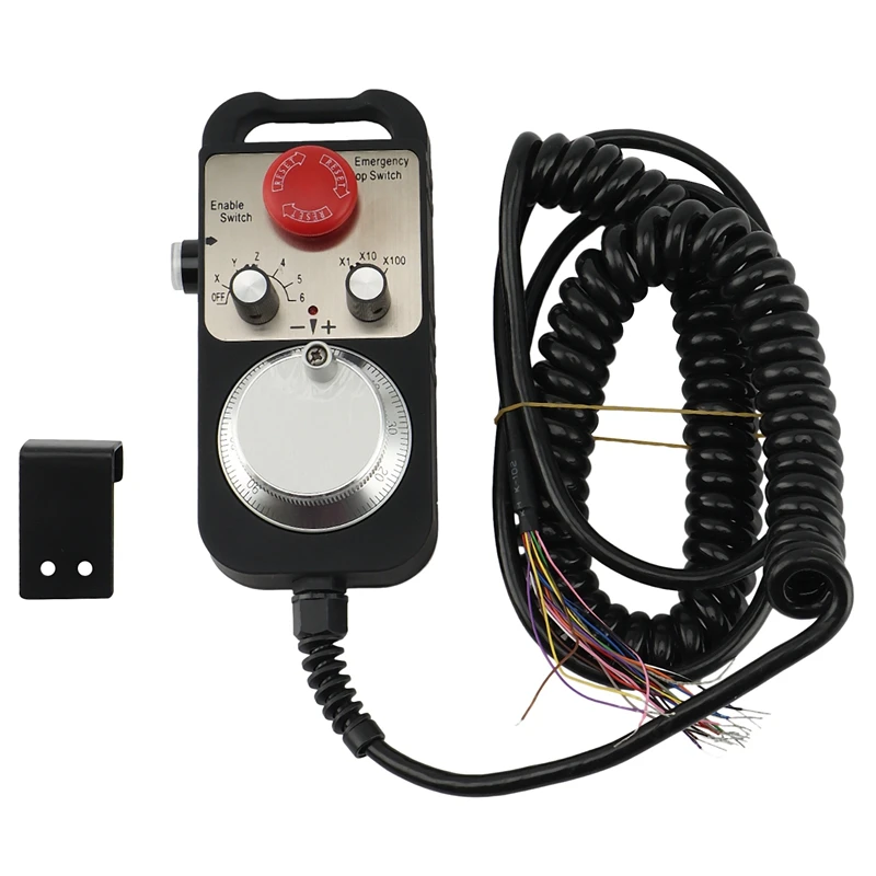 

CNC Pulse Generator 6 Axis MPG Pendant Handwheel 5V for FAGOR GSK Siemens MITSUBISHI FANUC System Manual Pulse Generator