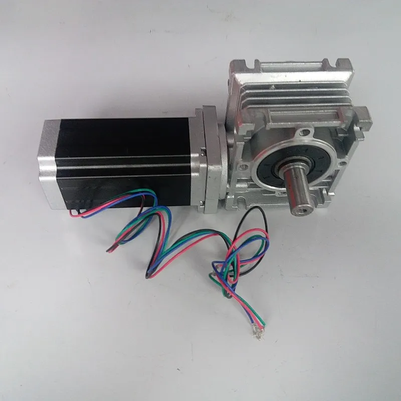 Редуктор скорости RV040 редуктор RV40 18 мм на выходе шаговый двигатель Nema34 9.5Nm 1360Oz in 2ph