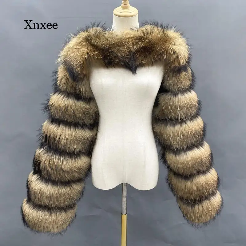 Укороченное пальто из искусственного лисьего меха женские Топы с длинным