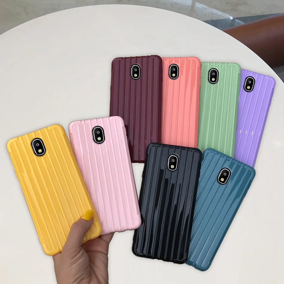 Чехол для Samsung J3 J5 J7 2017 чехол ЕС чехлы конфетных цветов телефона Galaxy J330 J330F мягкие