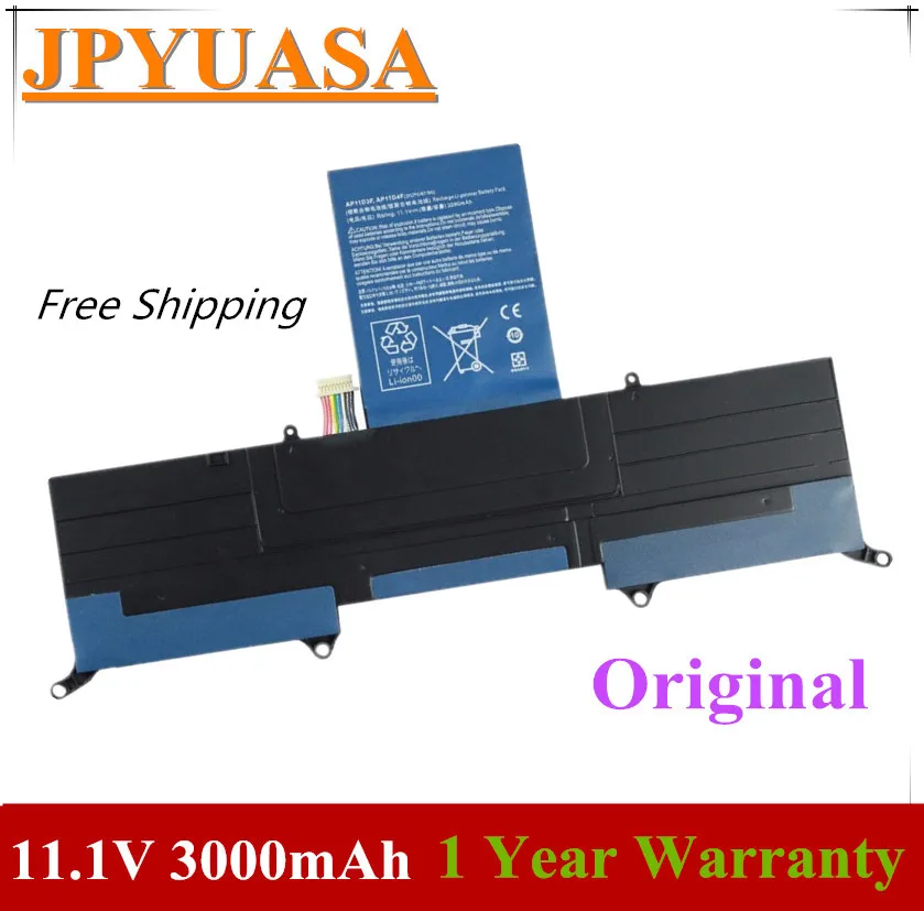 7XINbox 11,1 V 3000mAh AP11D3F AP11D4F Аккумулятор для ноутбука Acer Aspire S3 S3-951 S3-391 MS2346 S3-391-6407 S3-951-6828 S3-391-9695