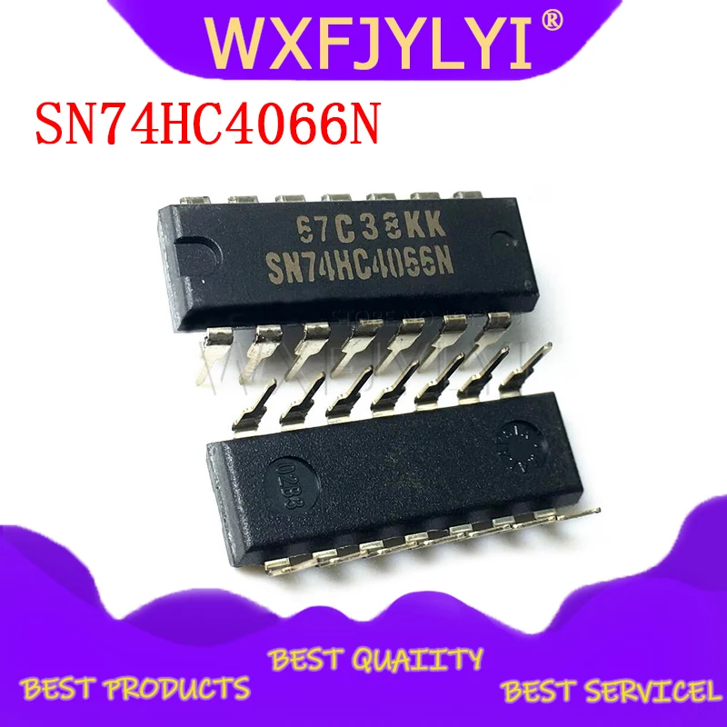 10 шт./лот SN74HC4066N DIP14 SN74HC4066 DIP 74HC4066N 74HC4066 Новый и оригинальный IC |
