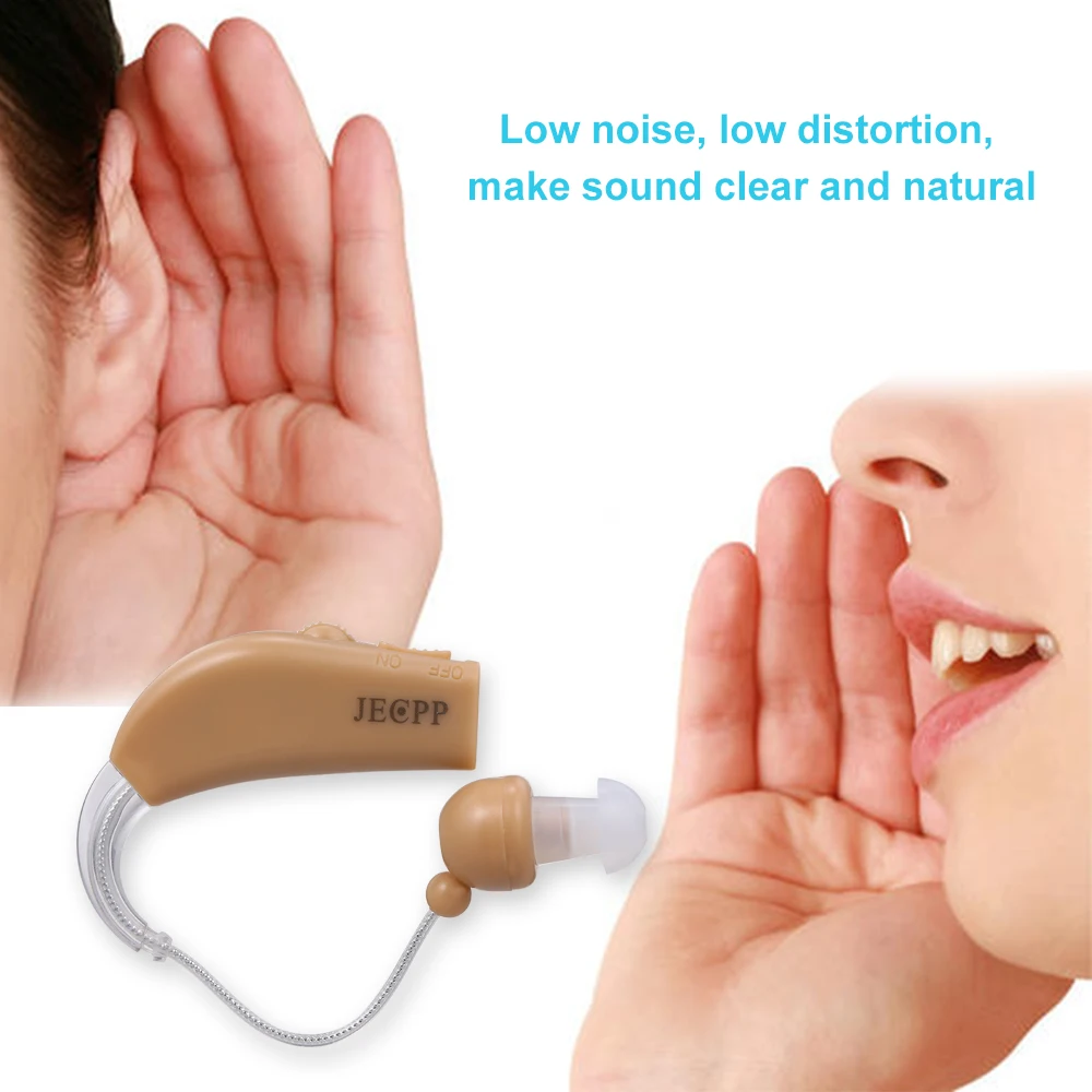 Слуховой аппарат усилитель звука перезаряжаемый Регулируемый слуховой для