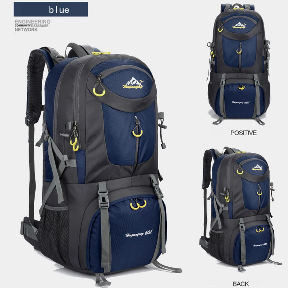 40L/50L/60L уличные спортивные сумки походный рюкзак рюкзаки водонепроницаемый для