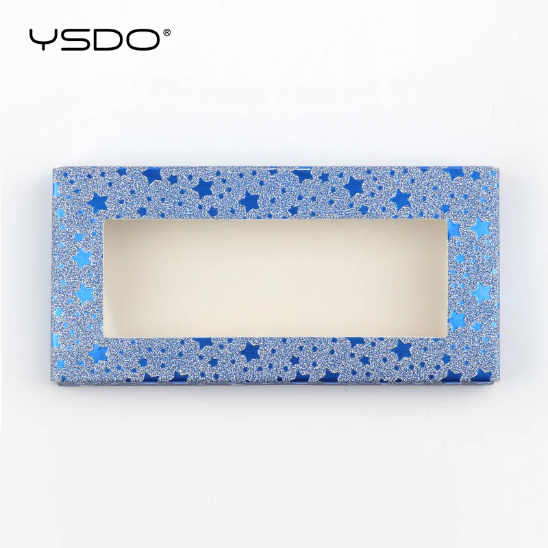 Бумажные коробки для ресниц YSDO 50 шт. оптовая продажа блестящая коробка накладные