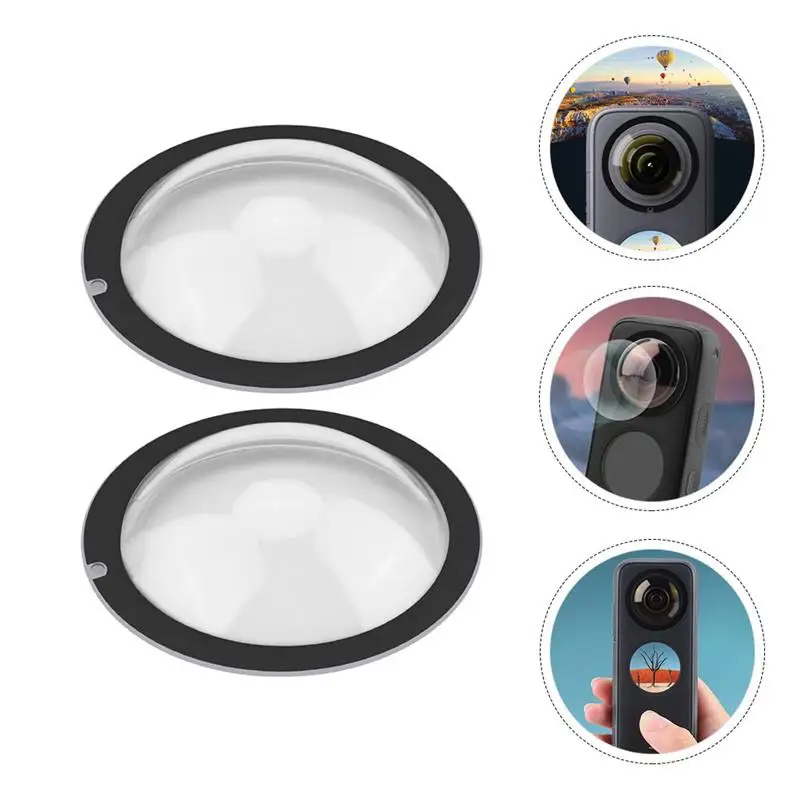 

Professional Camera Panoramic Practical Lens Protectors Applicable To Insta360 X2 Panoramic Protective Lens Sticky Accessories