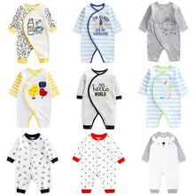 Summer Baby Rompers Spring Newborn Baby Clothes For Girls Boys Long Sleeve Cotton Jumpsuit Baby Clot