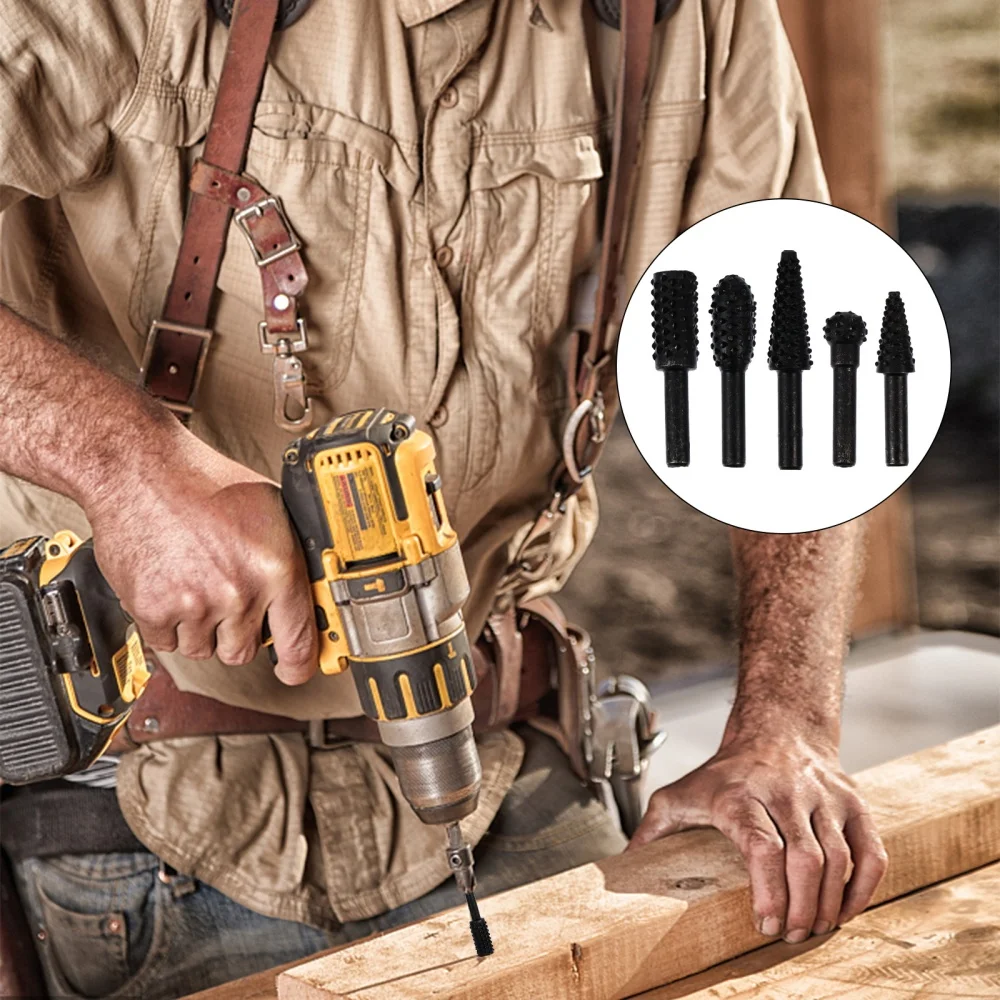 

1 Set Rotary File Set Grinder Carving Bit Steel Electric Rotary Wood File Bit