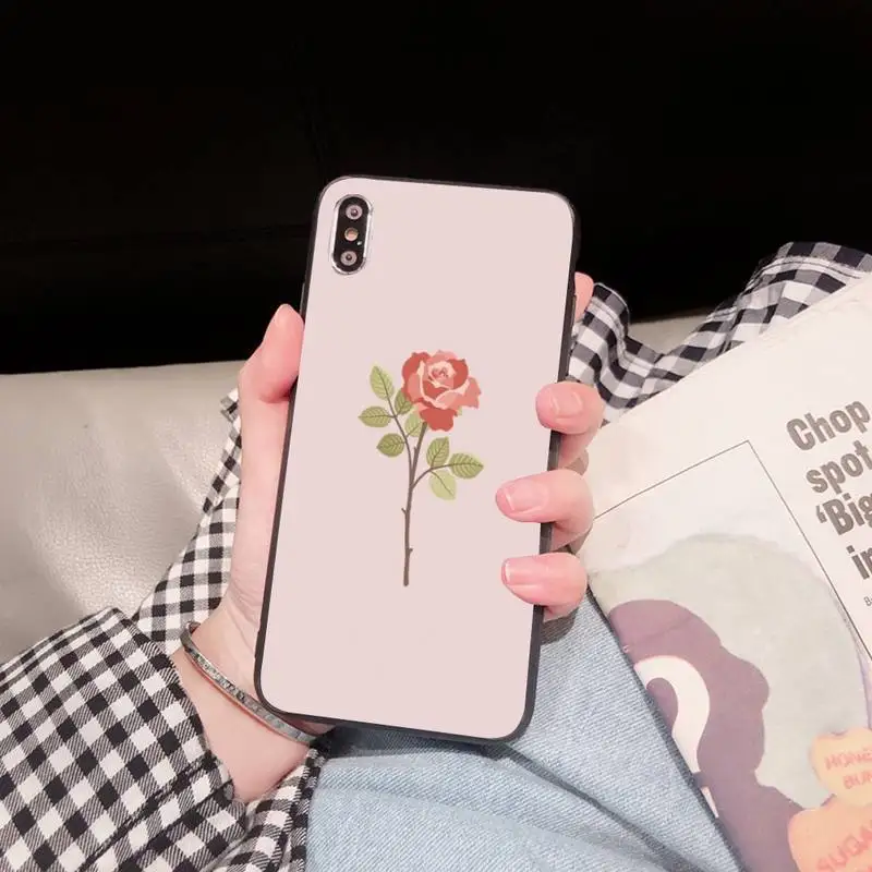 Розовый чехол для телефона iphone XS 11 11Pro 5 5s SE 6 6s плюс 7 8 2020 | Мобильные телефоны и