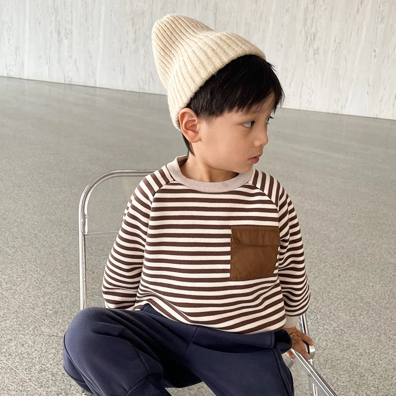 

Winter Autumn Kids Hoodies Warm Childen Clothes Teenage Boys Baby Thick Tops Long Sleeve Sweatshirts Plud Fleece For 1-10 Years