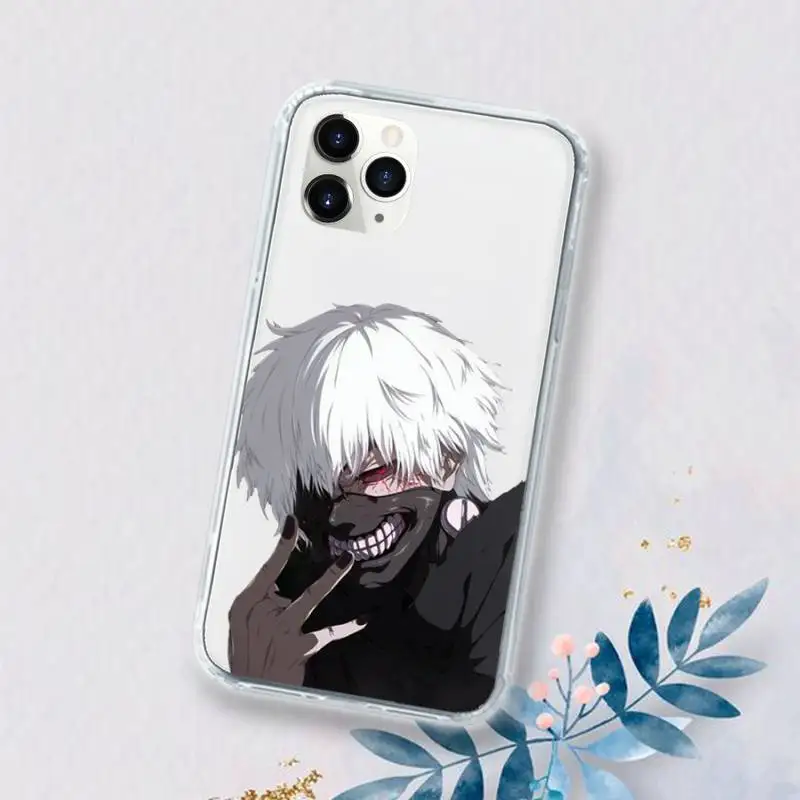 

Anime Tokyo Ghoul Phone Case Transparent for iPhone 11 12 mini pro XS MAX 6 6S 8 7 Plus X 5S SE 2020 XR