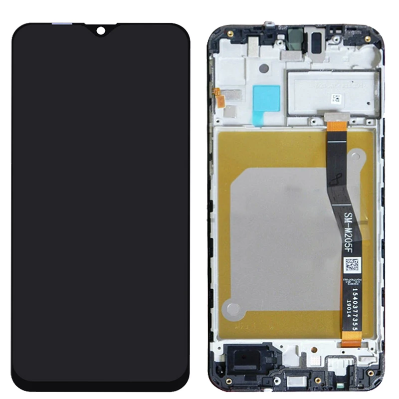 Оригинальный ЖК дисплей M205F для Samsung Galaxy M20 2019 с рамкой SM M205 сенсорный экран 6 3