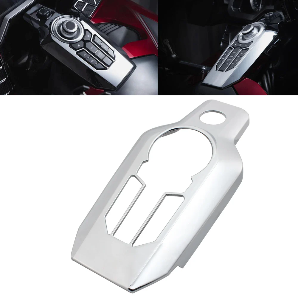 Хромированная панель переключателя Крышка для мотоциклов Honda Goldwing GL1800 2018 2019 2020