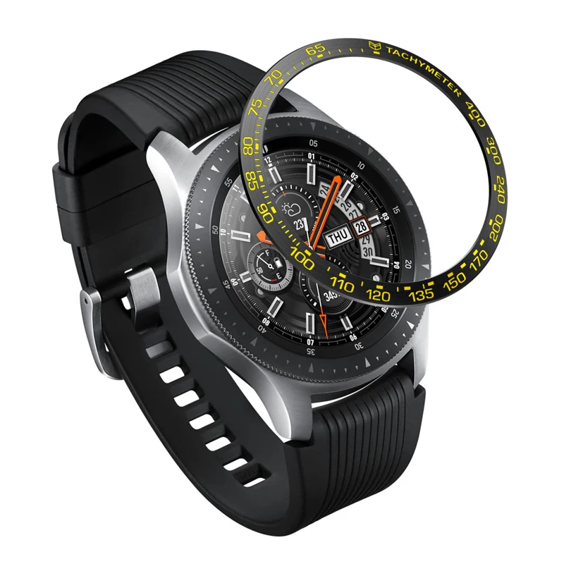 Стильный ободок для Galaxy Watch 46 мм/42 мм gear S3 Frontier клейкая крышка защитный чехол из
