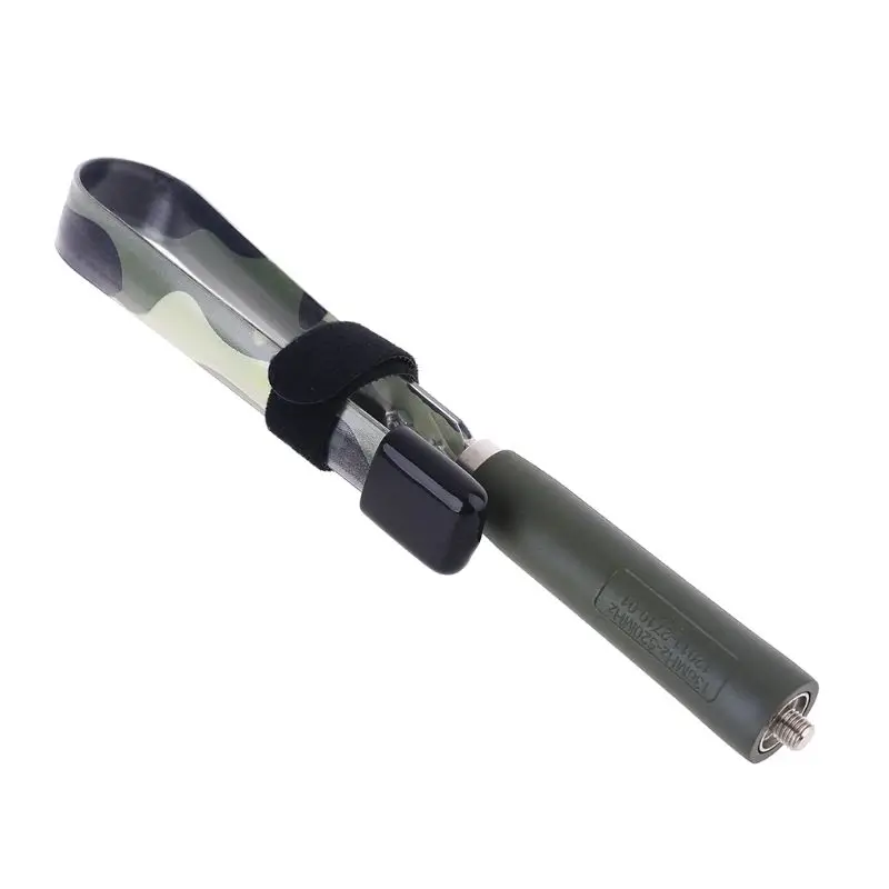 

Walkie Talkie Folding Antenna SMA-M Male For ICOM Yaesu Vertex VX-3R VX-7R ZT-2R PX-2R UV-985 Radio VHF UHF 8W -Tactical Antenna