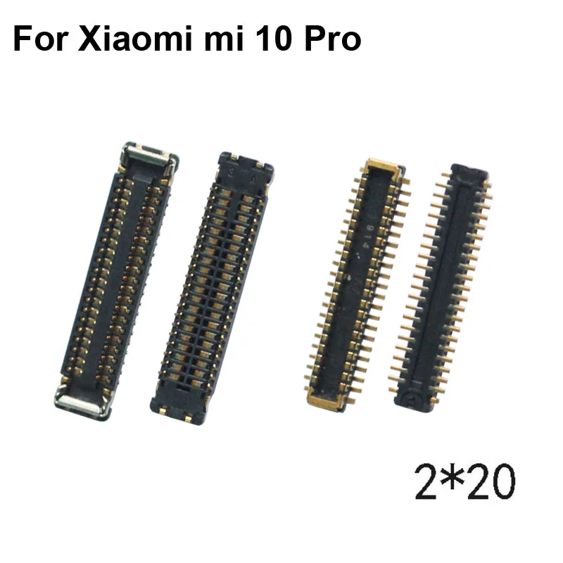 

2pcs For Xiaomi Mi 10 Pro LCD display screen FPC connector For Xiao Mi 10 Pro Mi10 Pro logic on motherboard mainboard 10pro
