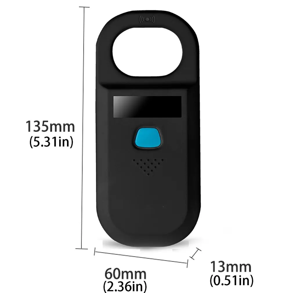 

W90B Pet ID Scanner Animals ID Card Reader USB Transponder Portable Digital Cat Dog Tag Microchip Scanner