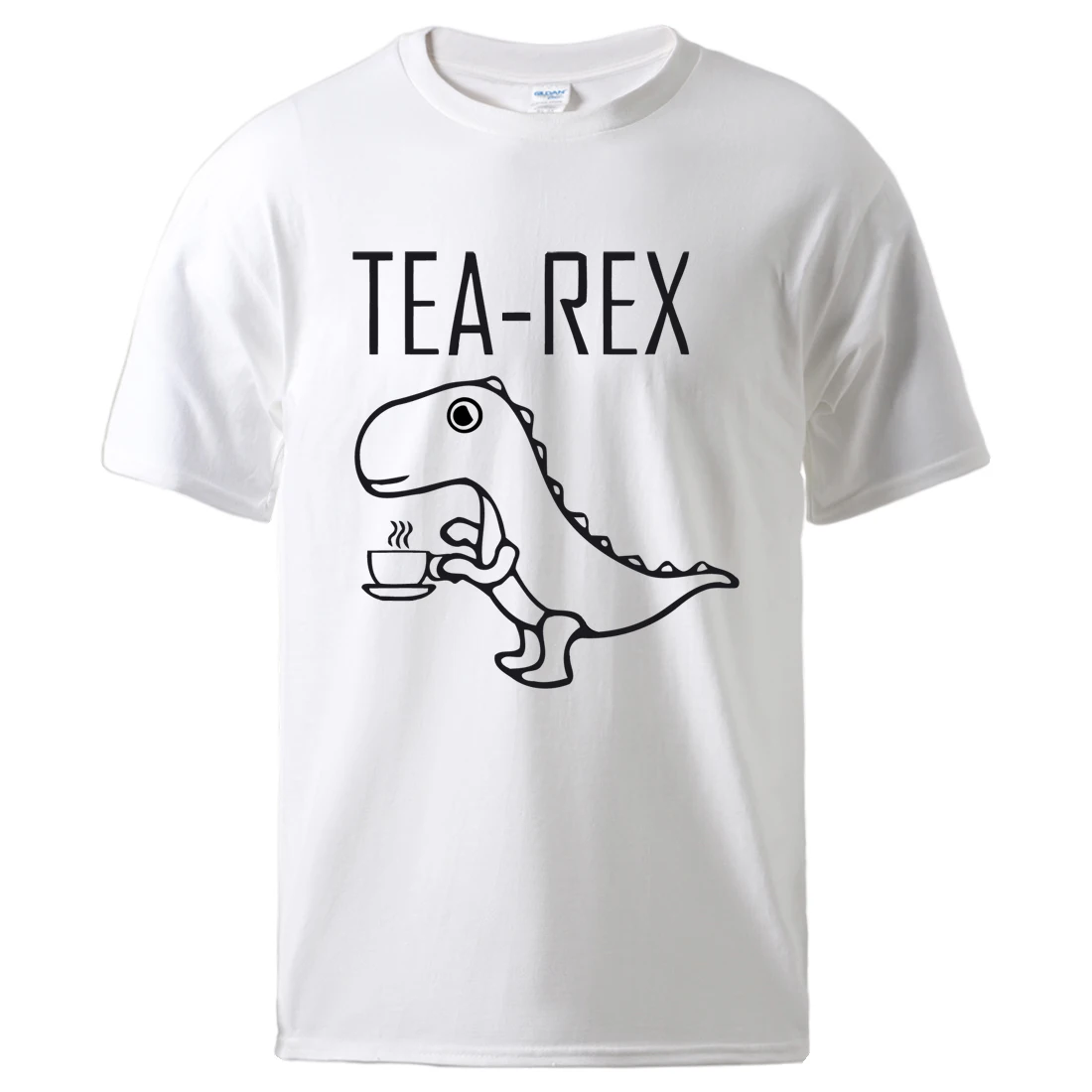 

Funny Cartoon Tea Rex T Shirts Man Casual Loose Sportswear Summer Cotton Short Sleeve T Shirt Tops Hot Sell Homme Clothing