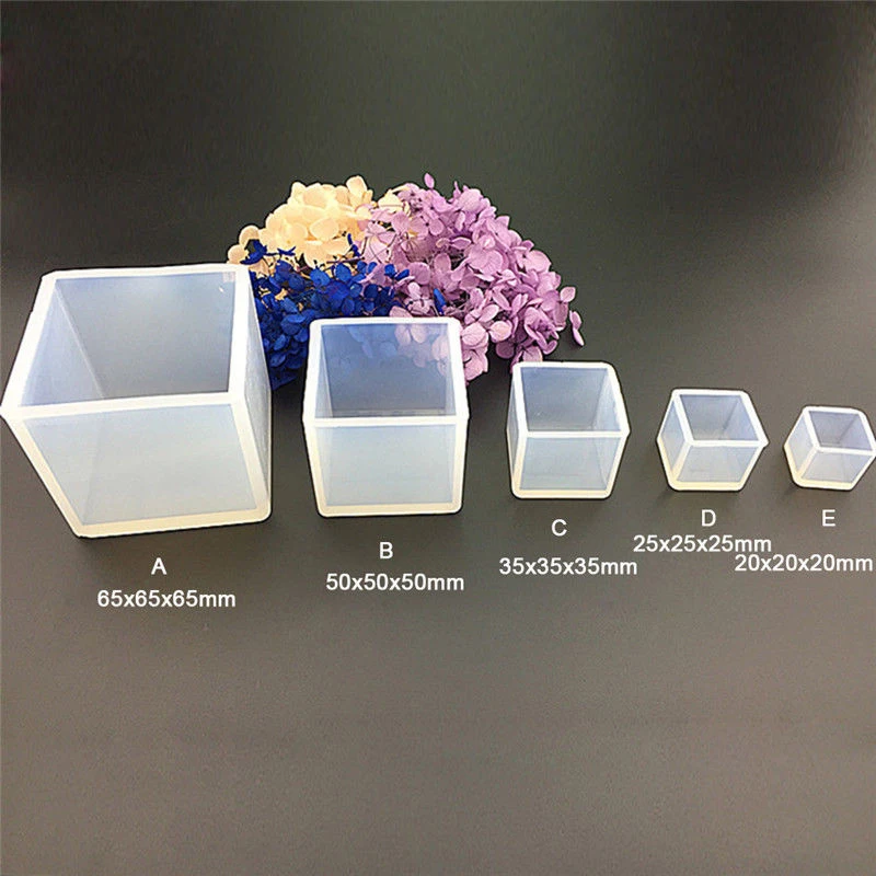 

1x DIY Silicone Cube Mold Jewelry Pendant Making Casting Mould Crafting Tool