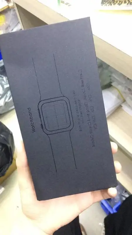 Бумажная упаковка черная Высококачественная коробка простой стиль для Apple Watch