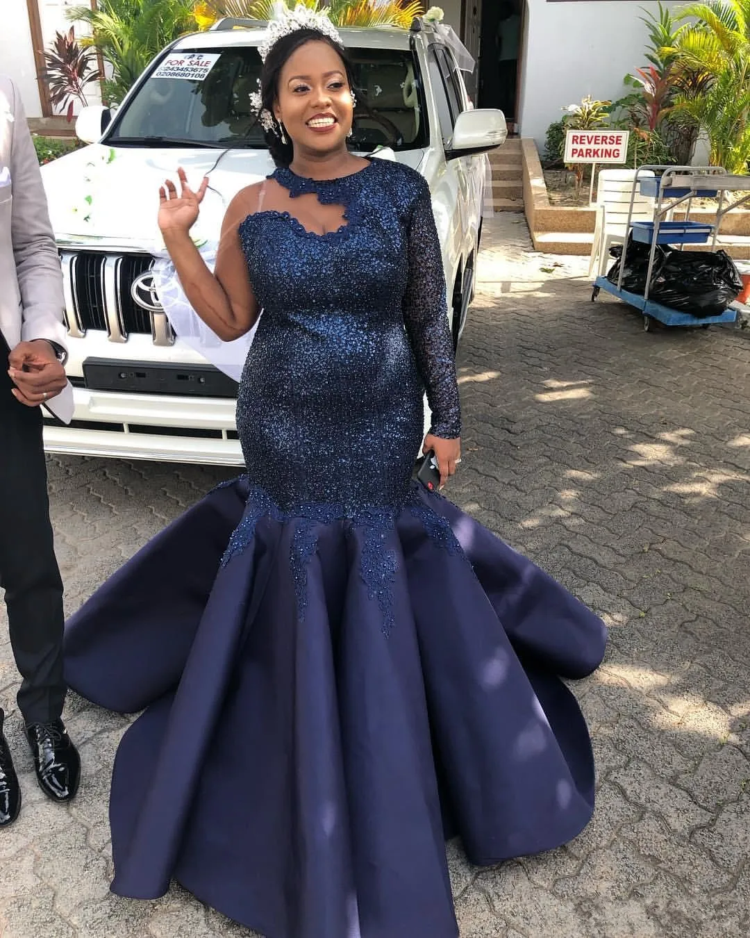 Вечерние платья в африканском стиле с блестками топ аппликацией и платье русалки