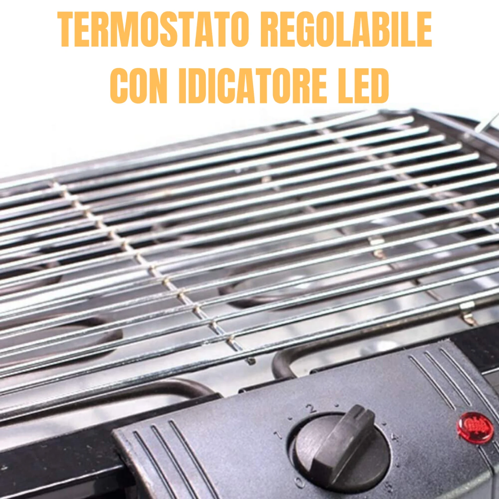 Барбекю ELETTRICO GRIGLIA BISTECCHIERA BBQ PIASTRA DA GIARDINO TAVOLO 2000W | Игрушки и хобби